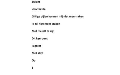 Gedicht van de maand